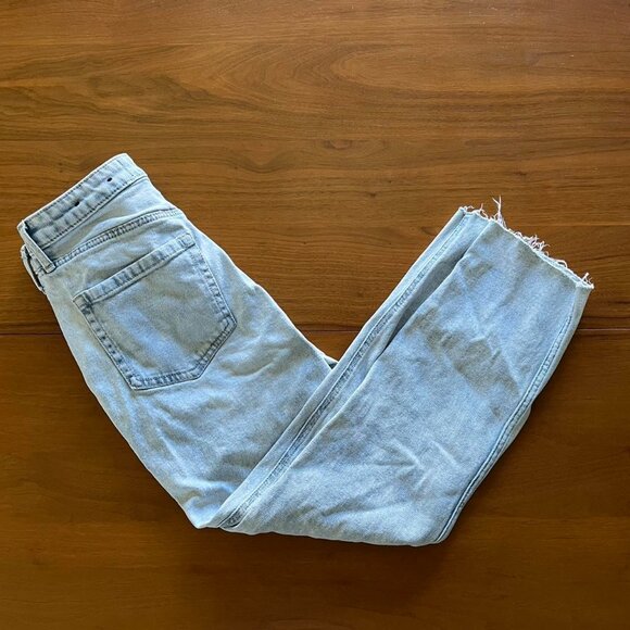 Hollister Light Blue High Waisted Distressed Size 26 Denim Jeans - Picture 2 of 7